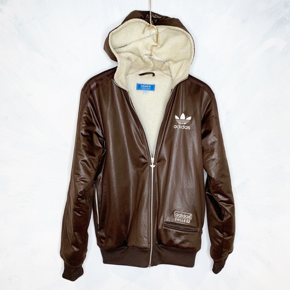 adidas chile 62 leather jacket